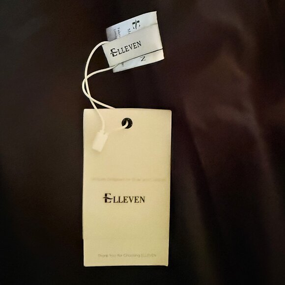 ELLEVEN Bubble Maxi Elastic Waist Puffy Hem A-Line Black Skirt w/Pockets - XL - Picture 6 of 8